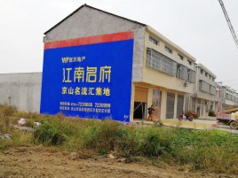 衡山农村墙体广告在不同形式上面展现的不同特色