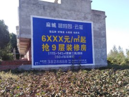 衡山墙体广告的好处